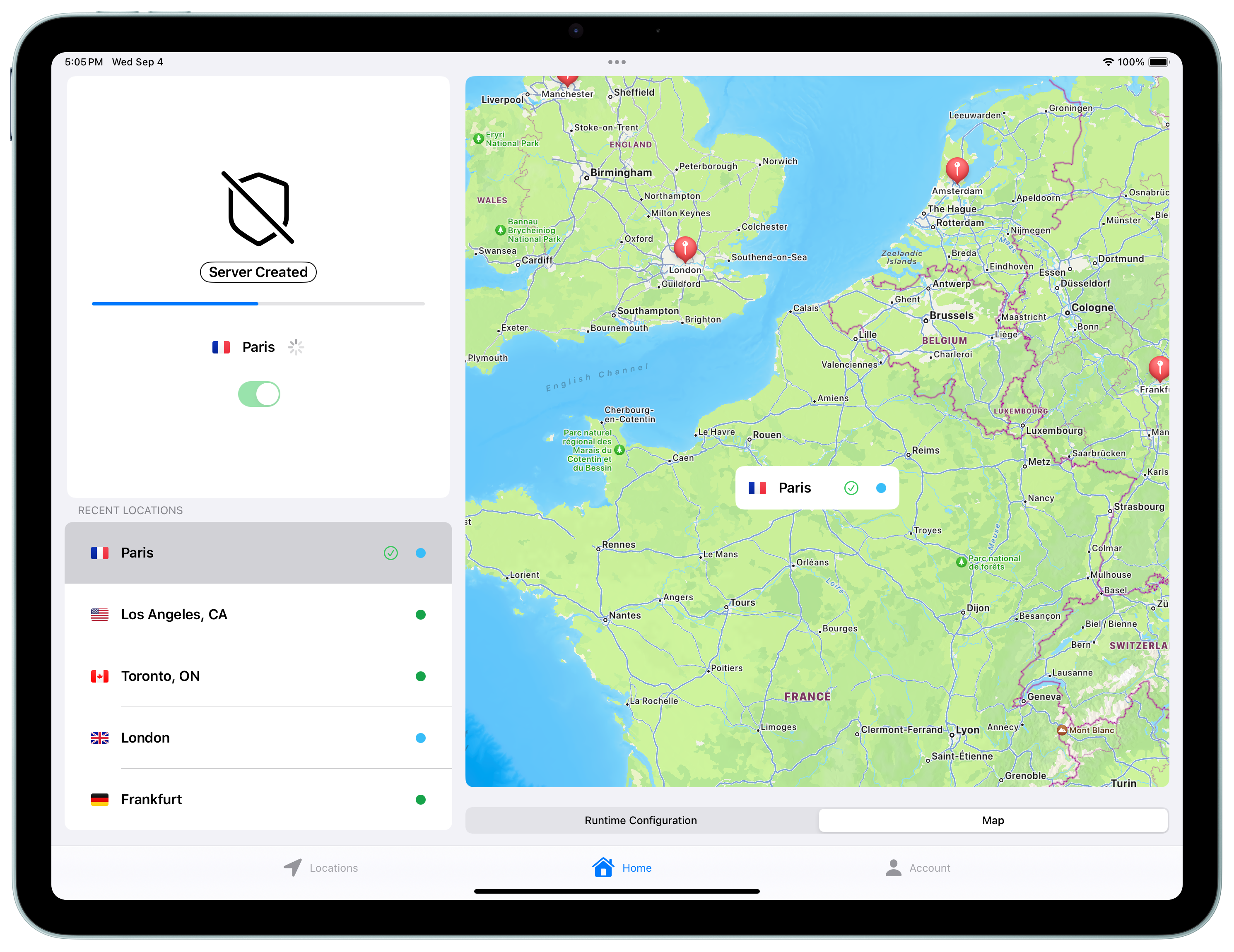 New Jersey VPN on iPad